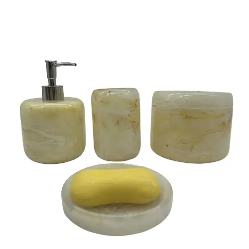 Bright Yellow Marble GRS 4pcs Sets-Famond R&D Factory