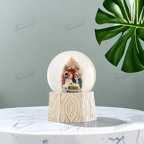 Christmas Snowball Decoration for The Nativity Holiday Decors