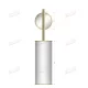 R & D Marble ?10 Inch High Toiletbrush holder with Gold Thread-Famond R&D Factory