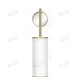 R & D Marble ?10 Inch High Toiletbrush holder with Gold Thread-Famond R&D Factory