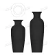 Resin Classic Vase Appearance Narrow Mouth High Vases-Famond R&D Factory