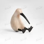 Animal Statue Long-billed Bird Shape Wooden / Matte Black Livingroom Office Decoration Artistic Atmosphere