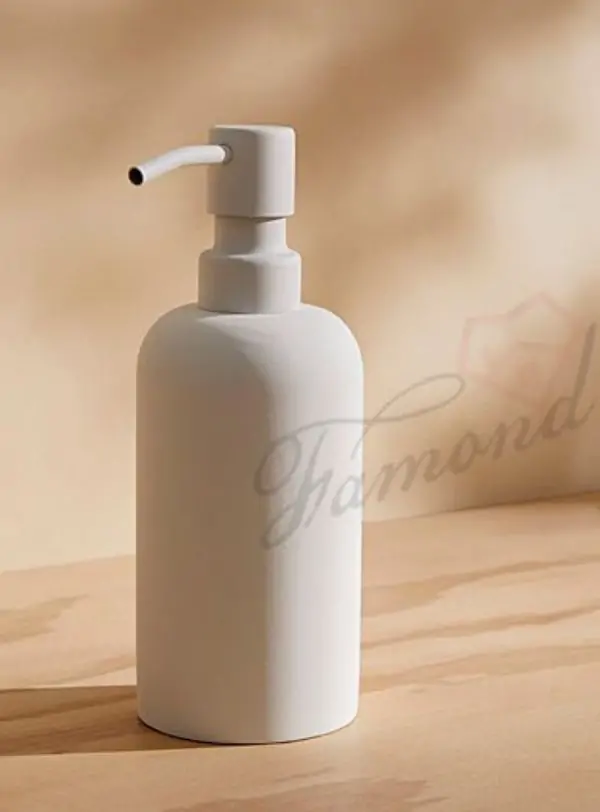 Rubber Paint Lotion Orange Red Milk White Gentle Touch Painting with Same Color Hardware Pump Bottle-Famond R&D Factory