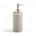 Light Gray Sand Stone Jewelry Tray Four-piece Set Stainless Steel Pump Sprayer Dispensing Bottles-Famond R&D Factory