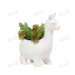 Cute Mini Reindeer Desktop DIY Colouring Succulent Planter House Decorative Pots for Children's Bedroom