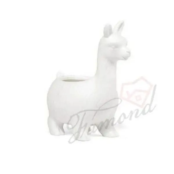 Cute Mini Reindeer Desktop DIY Colouring Succulent Planter House Decorative Pots for Children's Bedroom