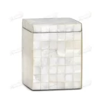 Luxurious Shell Series Seven-Piece Bathroom Set Handmade Resin Craft for Hotels Trays for Jewellery -Famond R&D Factory