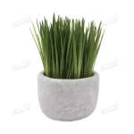 High-Quality Resin Planter from China's Top Factory - Handcrafted Light Gray with Natural Faux Weathered Texture