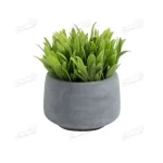 High-Quality Resin Planter from China's Top Factory - Handcrafted Light Gray with Natural Faux Weathered Texture