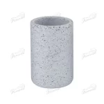 Stylish Polished Concrete Bathroom 4-Piece Set - Cylindrical Design in Multiple Colors - Premium Bath Accessories-Famond R&D Factory