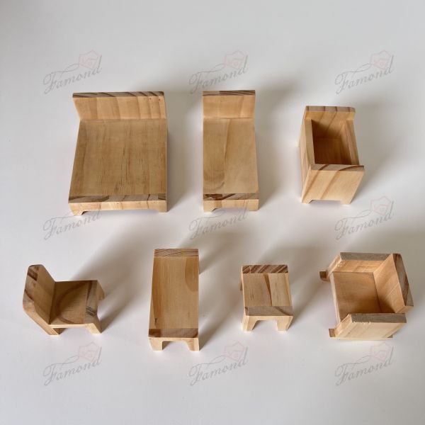 Dongguan Wood Suppliers Handcrafted Wooden Playhouse Furniture Set for Kids - Eco-Friendly & Durable