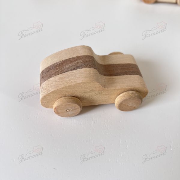 Chinese Supplier Premium Black Walnut Wooden Toy Set for Kids - Educational Vehicles & Playhouse Toys