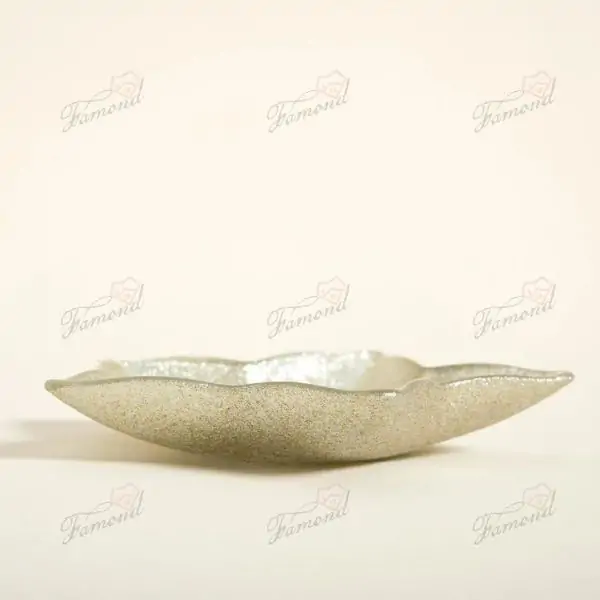 Glittering Transparent Five-Pointed Star-Shaped Serving Tray for Elegant Home Decor