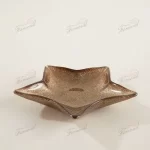 Glittering Transparent Five-Pointed Star-Shaped Serving Tray for Elegant Home Decor