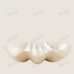 Luxury Seashell-Shaped Decorative Resin Tray with Soft Shell