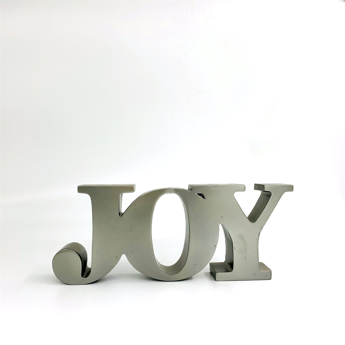 English Letter JOY Home Decor By Famond Home