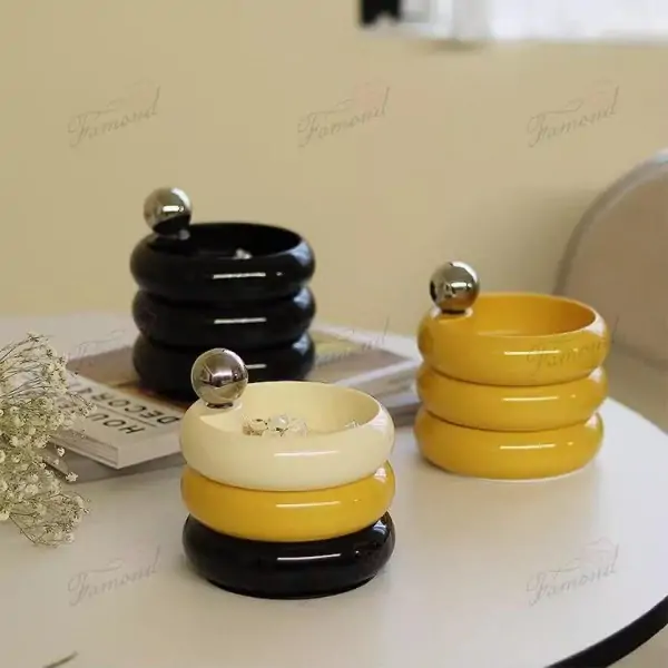 Customizable Three-Tier Round Rotating Storage Box - Elegant Jewelry Organizer for Home