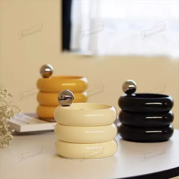 Customizable Three-Tier Round Rotating Storage Box - Elegant Jewelry Organizer for Home