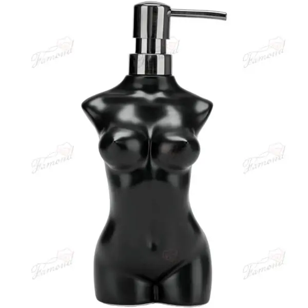 Sexy Women Male Torso Liquid Dispenser Bottle Seductive Bathroom Accessory for Men and Women